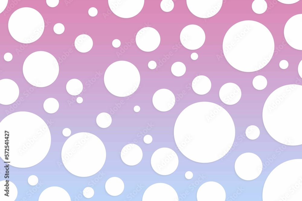 Colorful polka dot backdrop and background