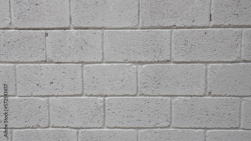 Concepto de fondo de textura: fondo de pared de ladrillo blanco en habitación rural