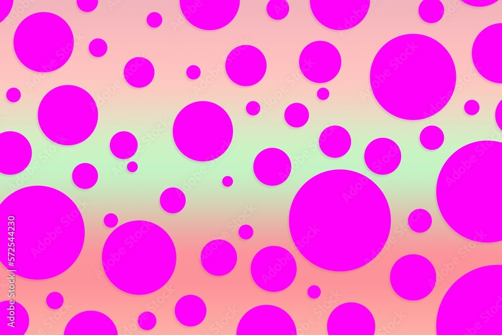 Colorful polka dot backdrop and background Colorful polka dot backdrop and background
