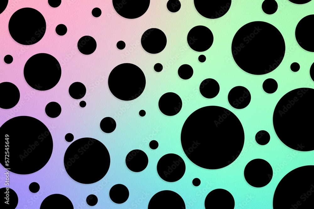 Colorful polka dot backdrop and background Colorful polka dot backdrop and background