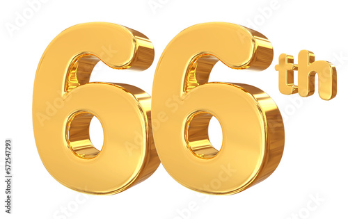 66th anniversary golden