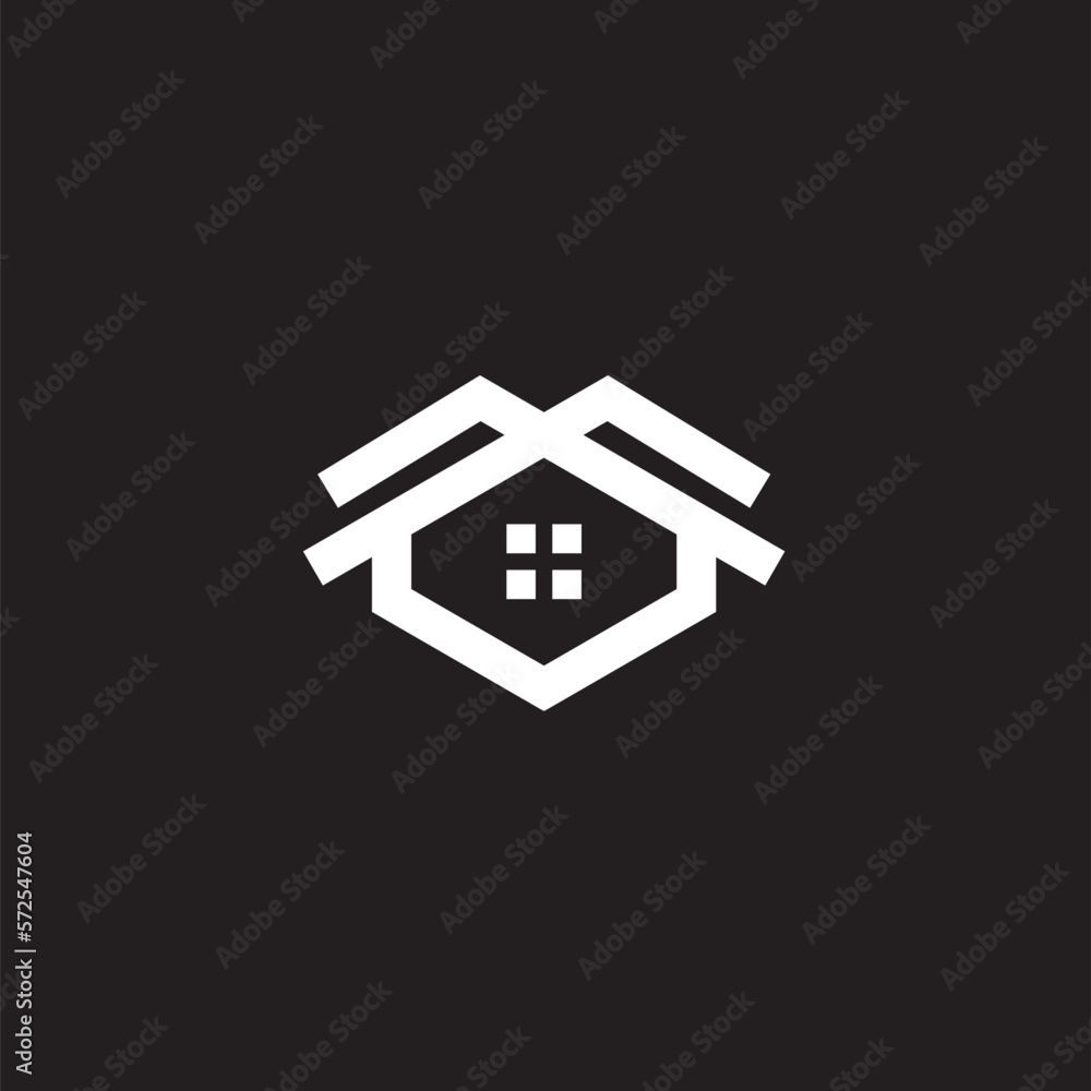 Home logo abstract modern, simple and unique house ,this signet for realty management. Home logo abstract modern, simple and unique house ,this signet for realty management.