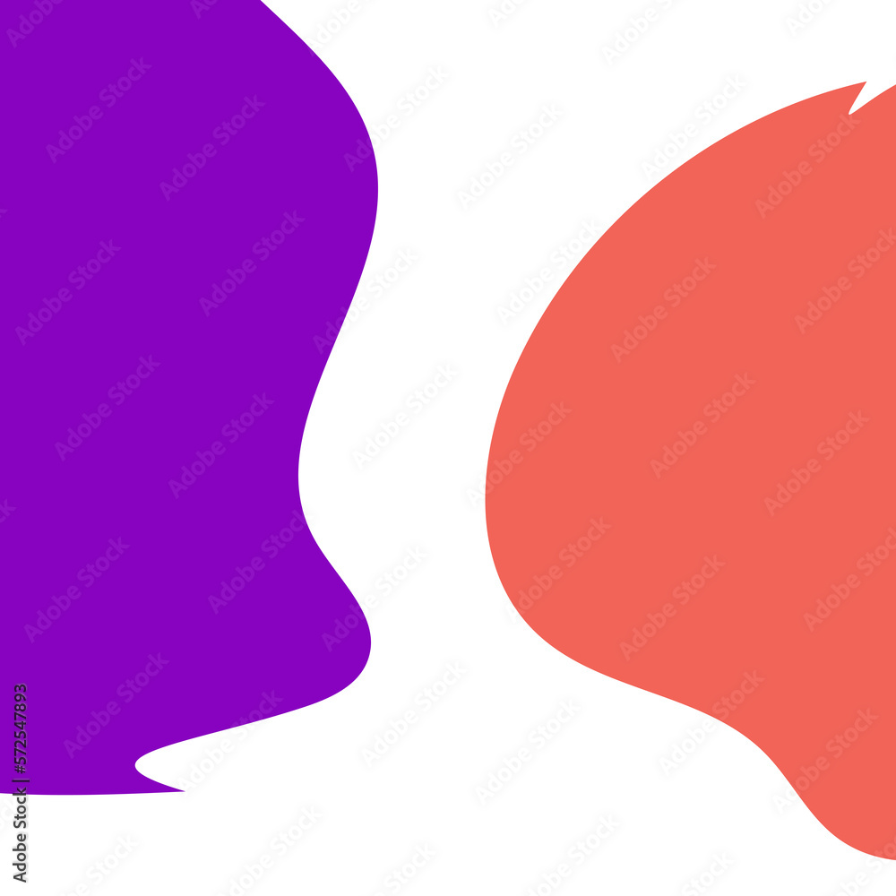 Purple Abstract Shapes Corner Decor Purple Abstract Shapes Corner Decor