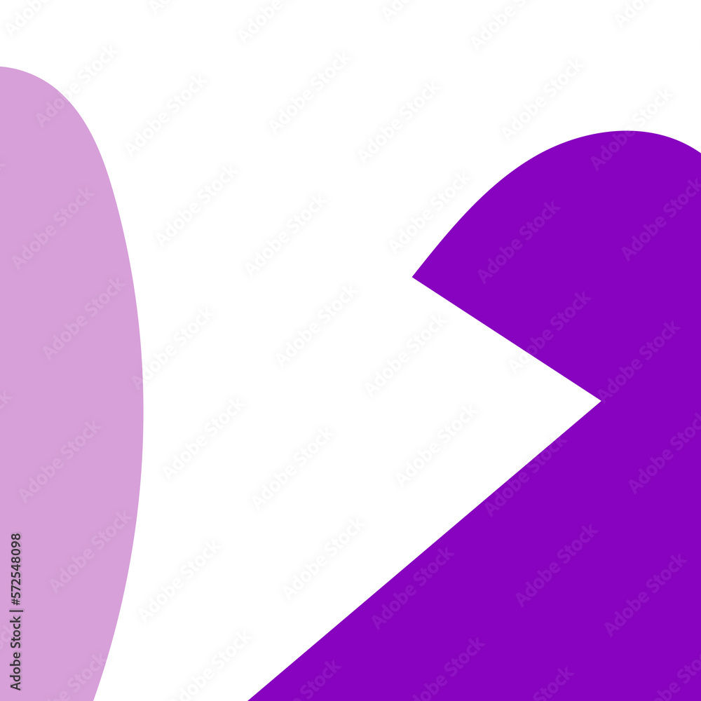 Purple Abstract Shapes Corner Decor Purple Abstract Shapes Corner Decor