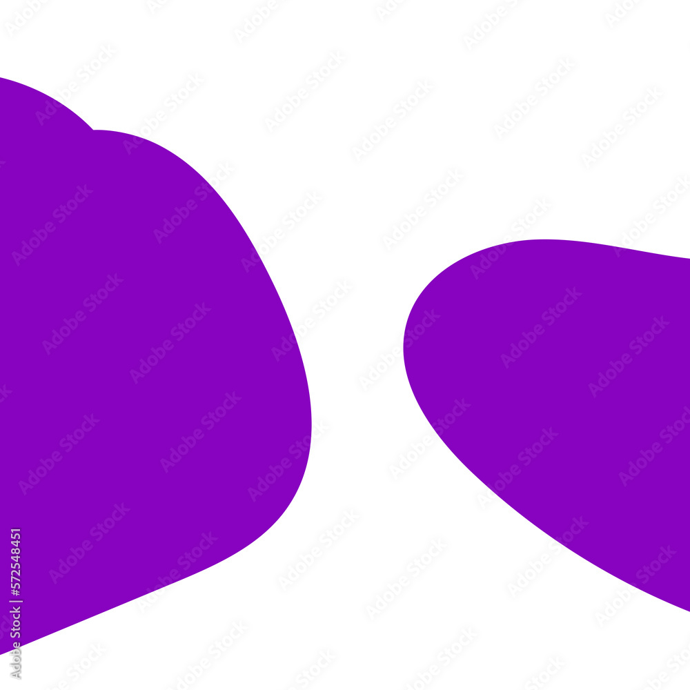 Purple Abstract Shapes Corner Decor Purple Abstract Shapes Corner Decor