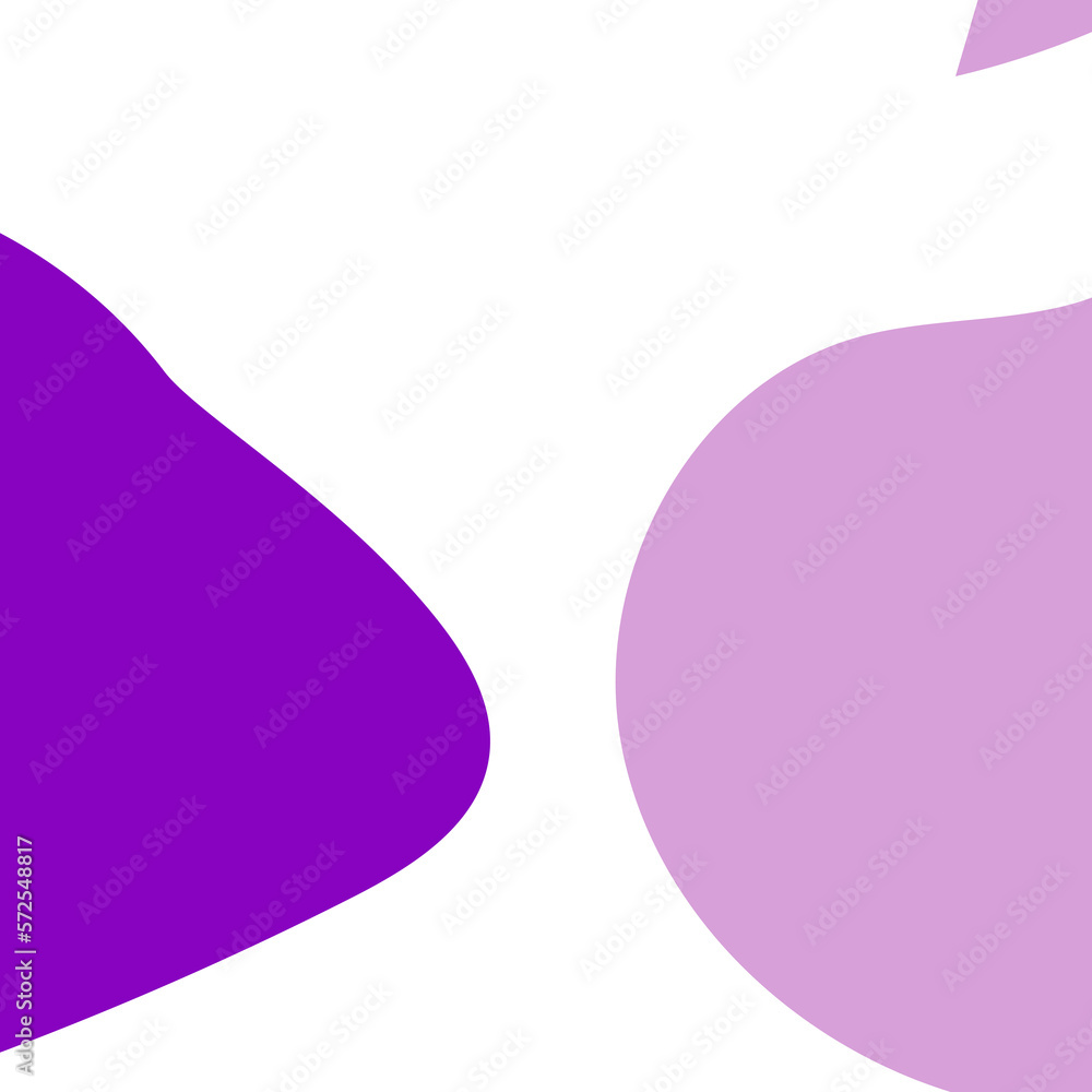 Purple Abstract Shapes Corner Decor Purple Abstract Shapes Corner Decor