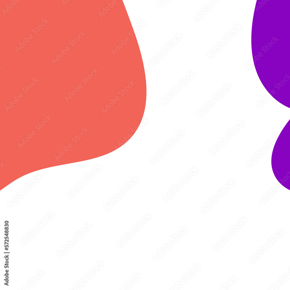 Purple Abstract Shapes Corner Decor Purple Abstract Shapes Corner Decor