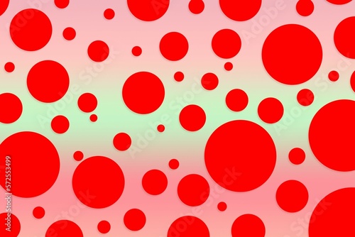 Colorful polka dot backdrop and background