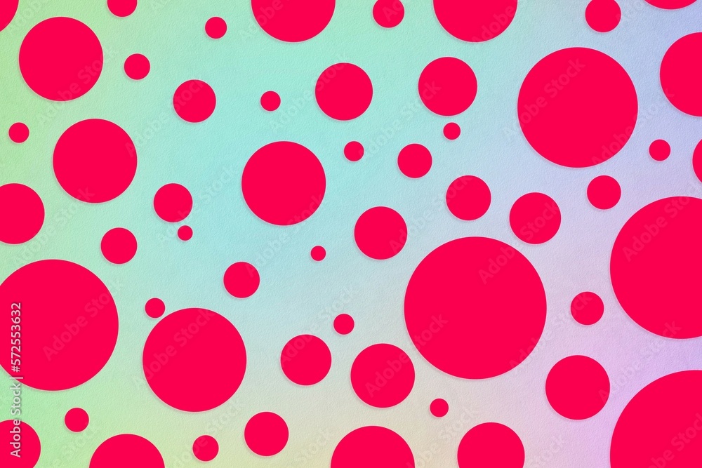 Colorful polka dot backdrop and background Colorful polka dot backdrop and background