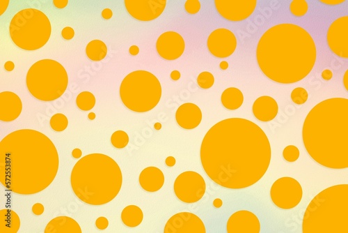 Colorful polka dot backdrop and background