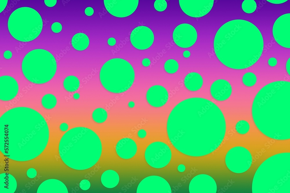Colorful polka dot backdrop and background Colorful polka dot backdrop and background