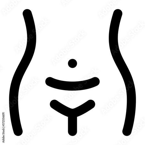 Caesarean Section Line Icon