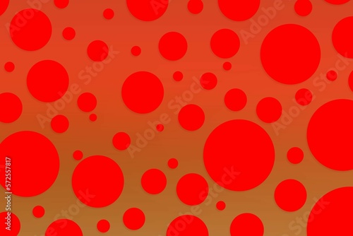 Colorful polka dot backdrop and background