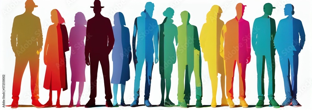 People stand side by side together.
Generative AI.
People stand side by side together.
Generative AI.