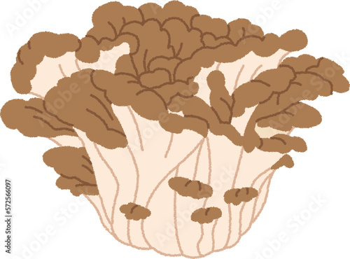 舞茸のイラスト