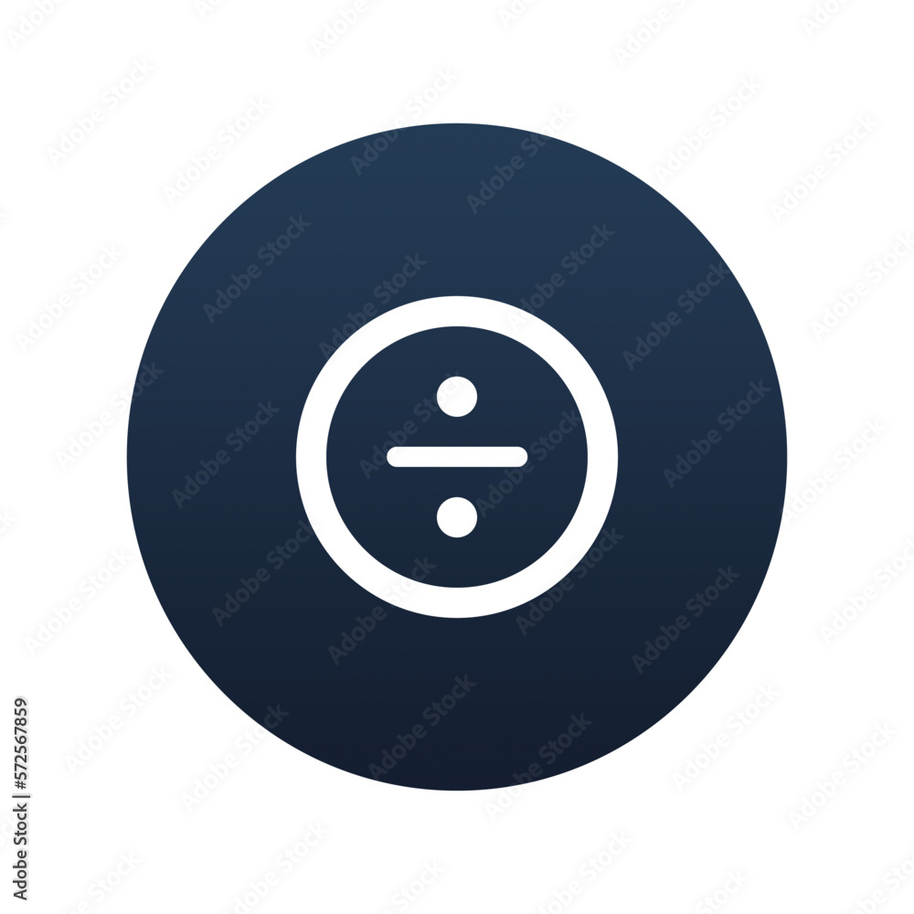 Divide icon, Flat vector illustration for web and mobile interface, EPS 10 Divide icon, Flat vector illustration for web and mobile interface, EPS 10