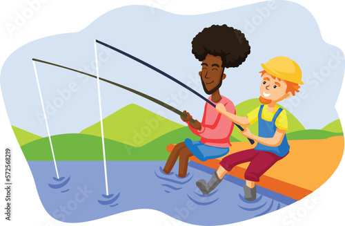 Black Lives Matter, BLM, No Racism, Statement. Young African Americans: man and woman against racism. Black citizens are fighting for equality. 