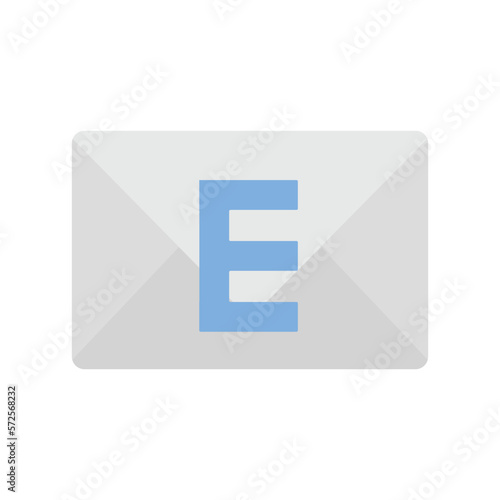 e-mail envelope letter symbol vector emoji letter e
