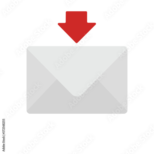 Envelope with Arrow emoji vector