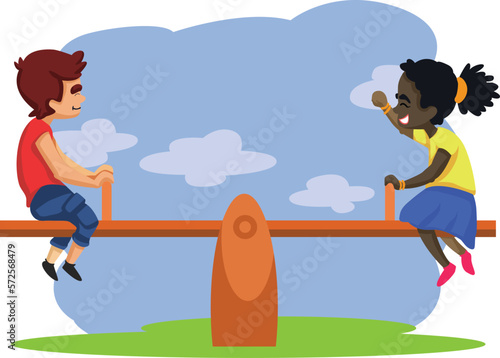 Black Lives Matter, BLM, No Racism, Statement. Young African Americans: man and woman against racism. Black citizens are fighting for equality. 