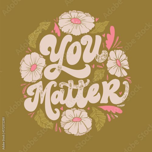 Calligraphy fun lettering design to print on tee, shirt, hoody, poster, sticker, card. Vector lettering postcard.