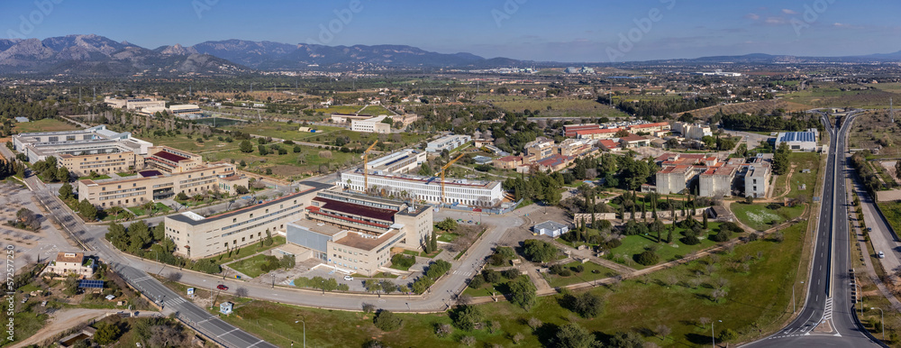 University of the Balearic Islands, aerial view, Majorca, Balearic Islands, Spain