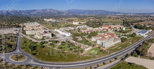 University of the Balearic Islands, aerial view, Majorca, Balearic Islands, Spain