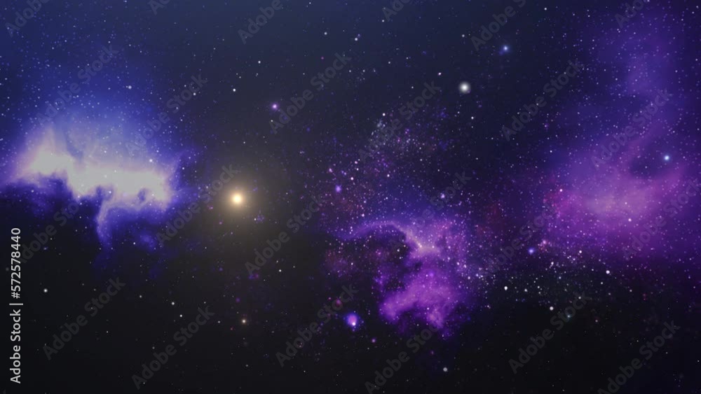 purple nebula moving in outer space purple nebula moving in outer space