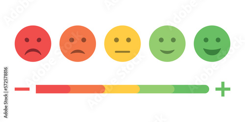 Review rating icon in flat style. Customer feedback vector illustration on isolated background. User experience feedback sign business concept.