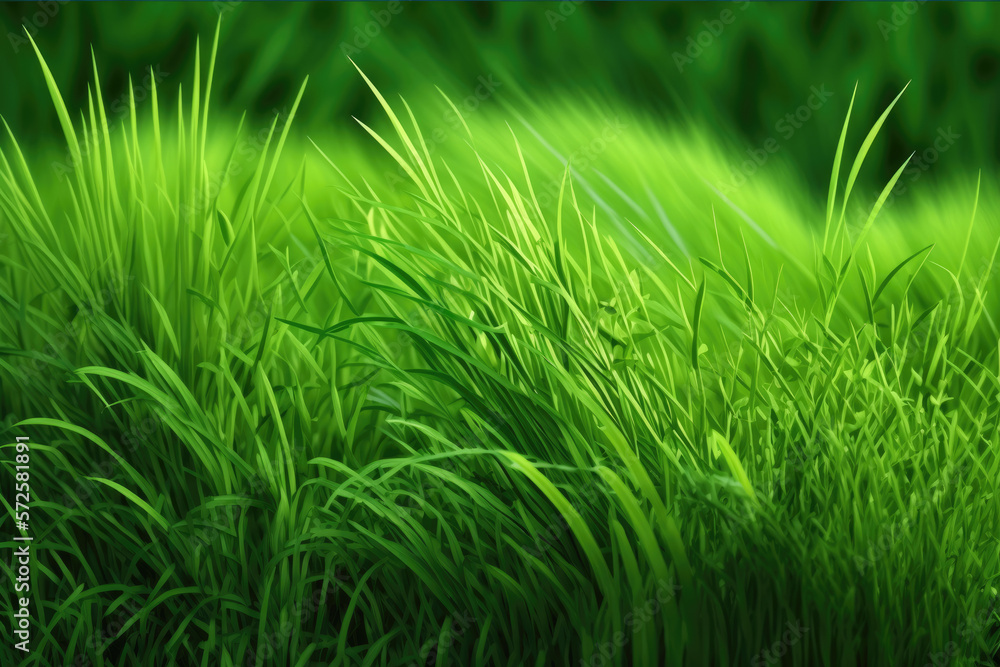 green grass background.Generative AI green grass background.Generative AI