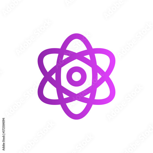 atomic gradient icon