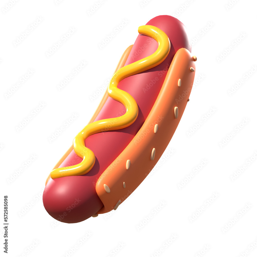 3d fast food hot dogs 3d fast food hot dogs
