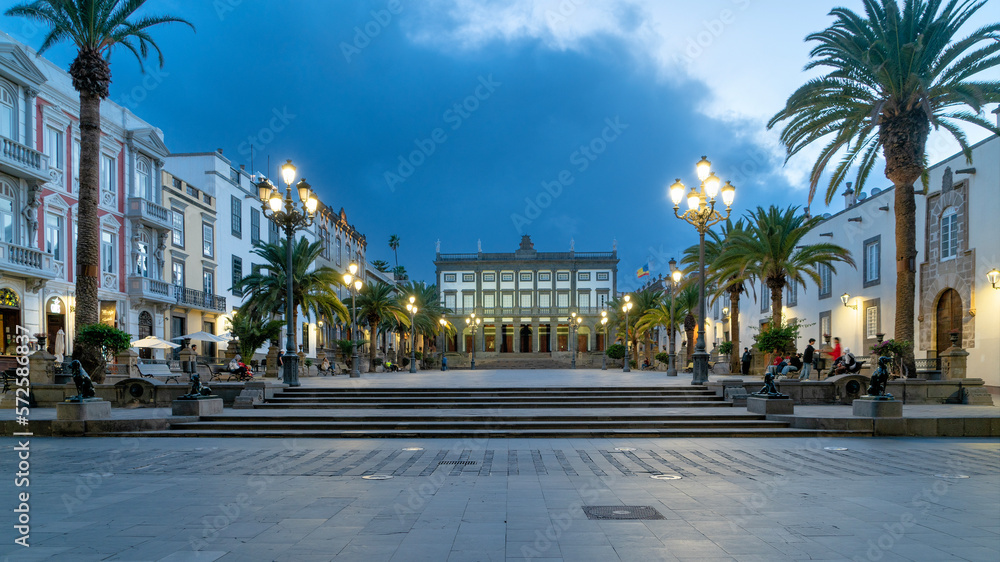 Naklejka premium Santa Ana Square Las Palmas of Gran Canaria
