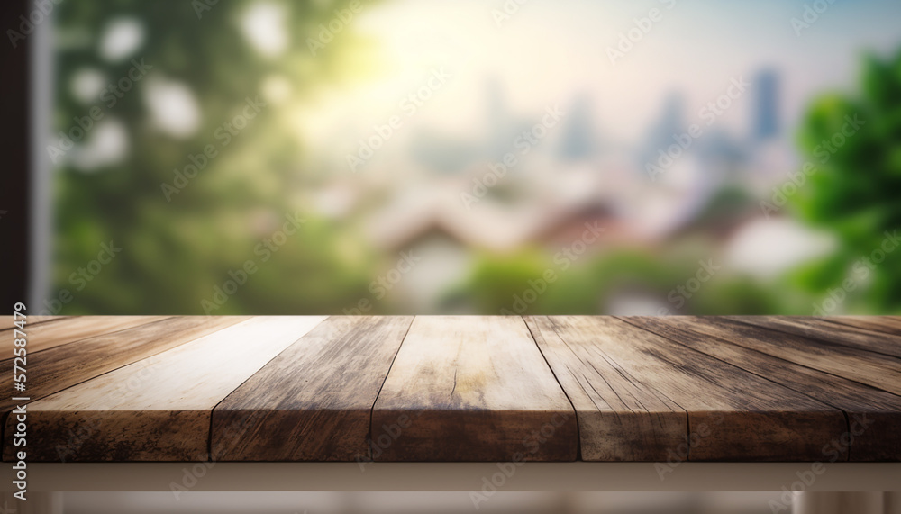 Table en bois sur un fond flou abstrait, mockup (AI)
Table en bois sur un fond flou abstrait, mockup (AI)