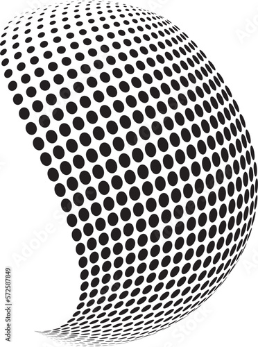 Halftone Illustration geometric shapes. Retro elements for web, vintage, advertisement, commercial banner, poster, leaflet, billboard, sale. Collection trendy halftone vector geometric shapes.