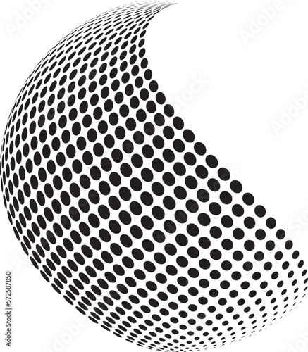 Halftone Illustration geometric shapes. Retro elements for web, vintage, advertisement, commercial banner, poster, leaflet, billboard, sale. Collection trendy halftone vector geometric shapes.