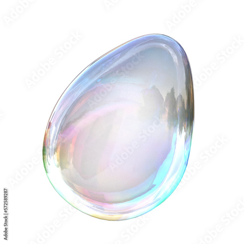 3d bubbles symbol