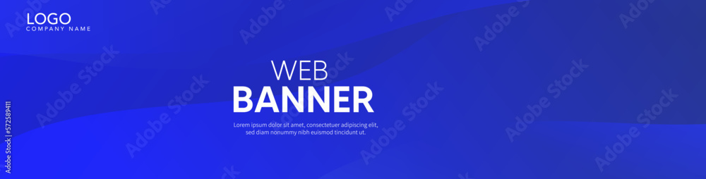background with text, Blue banner background with text, Blue banner