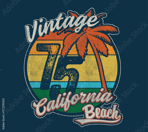 wave surf print design for t shirt print