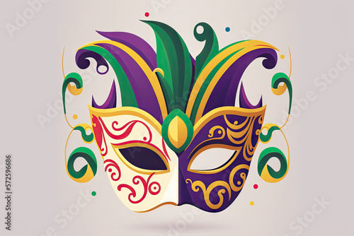 Festival Mask Illustration mardi gras