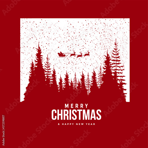 Red Colour Christmas wishes card, Merry Christmas card greetings, Christmas wishes greetings, Merry Christmas greetings