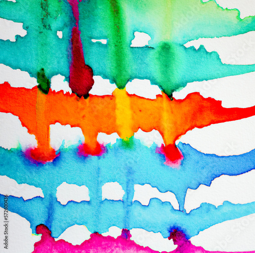 Abstract water color painting background printed on paper.