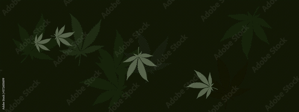 Abstract cannabis leaf design background image. Abstract cannabis leaf design background image.