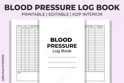 Blood Pressure Log Book