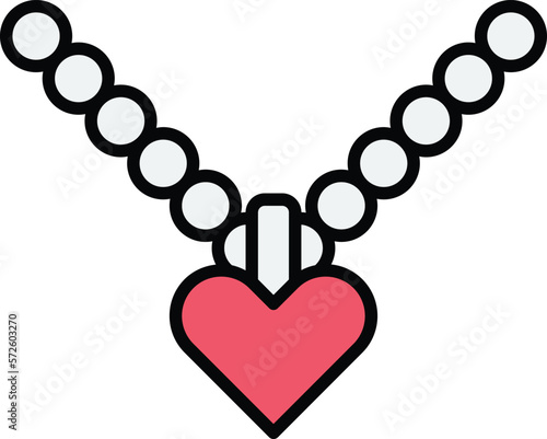 Necklace Vector Icon
