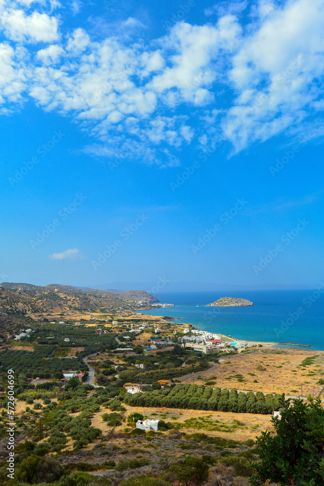 Dorf Mochlos im Regionalbezirk Lasithi, Kreta (Greichenland) 