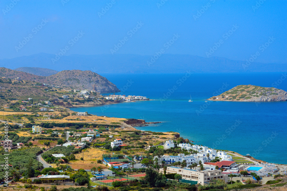 Dorf Mochlos im Regionalbezirk Lasithi, Kreta (Greichenland) 