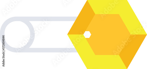 jewelry pin Vector Icon
