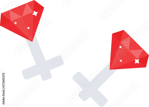 Cufflink Vector Icon
