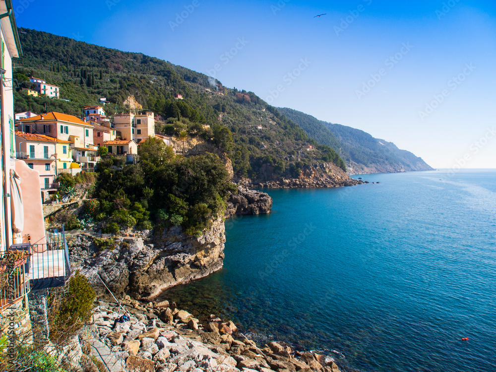Italia, Liguria, La spezia, il paese di  Tellaro.